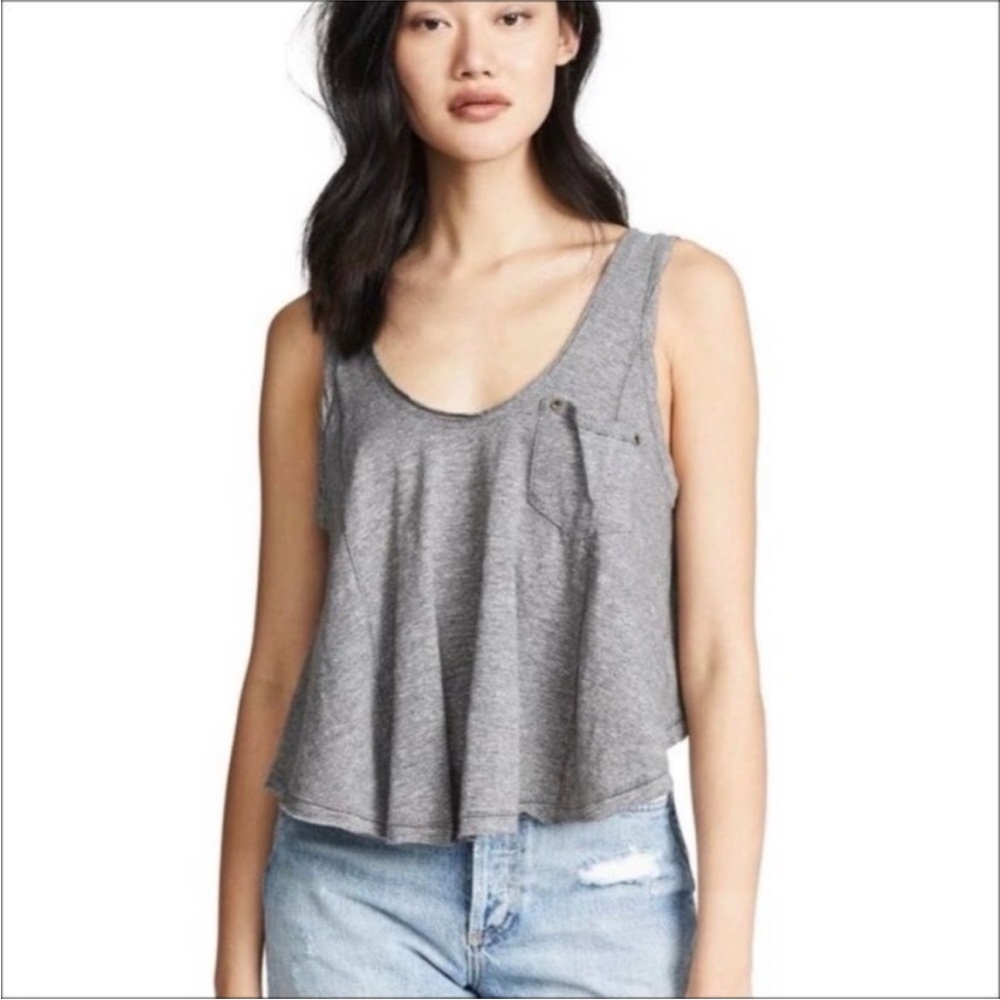 We The Free Gray Tank Top